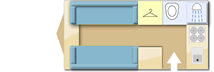 Swift Challenger 390 2026  Caravan layout