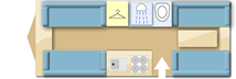Coachman VIP 565 2022  Caravan layout