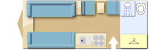 Coachman VIP 520 2017  Caravan layout