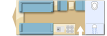Coachman VIP 520 2019  Caravan layout