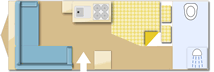 Coachman Lusso 3 2027  Caravan layout