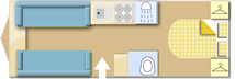 Coachman Acadia 545 2027  Caravan layout
