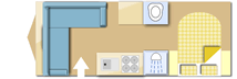 Buccaneer Bermuda 2022  Caravan layout