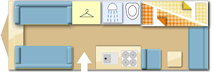 Swift Challenger 590 2026  Caravan layout