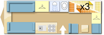 Adria Altea 622 DK Avon 2026  Caravan layout