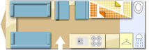Elddis Chatsworth 636 2015  Caravan layout