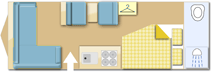 Swift Sprite Quattro EW Exclusive 2020  Caravan layout