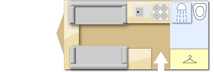 Coachman Festival 450 2015 caravans layout