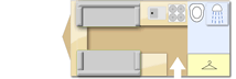 Elddis Affinity 520 2020 caravans layout
