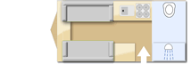 Swift Challenger 480 2026  Caravan layout