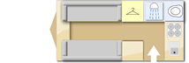 Swift Sprite Compact 2023  Caravan layout