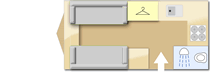 Lunar Stellar, 2011 caravan layout