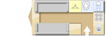 Swift Challenger 390 2026  Caravan layout