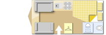 Caravelair Antares 455 2019 caravans layout