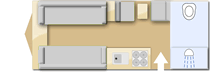 Coachman VIP 520 2021 caravans layout