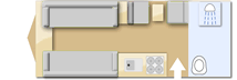 Xplore Breeze 530, 2014 caravan layout