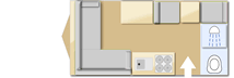 Xplore XC LITE, 2026 caravan layout