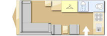 Bailey Madrid Deluxe, 2025 caravan layout