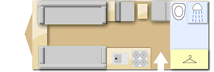Bailey Discovery D4-4L, 2026 caravan layout