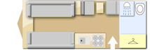 Abbey Safari 520 2008  Caravan layout