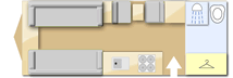 Coachman Laser 620, 2017 caravan layout