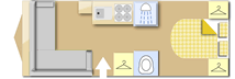 Elddis Crusader Borealis, 2026 caravan layout