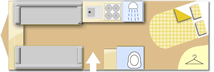 Lunar Lexon 590, 2017 caravan layout