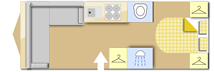 Swift Elegance Grande 850 2026  Caravan layout