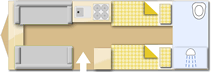 Swift Challenger Sport 564 2014  Caravan layout