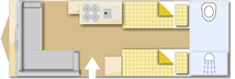 Compass Rallye 650, 2008 caravan layout