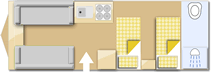 Buccaneer Clipper, 2017 caravan layout