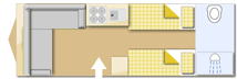 Coachman Lusso 3, 2026 caravan layout