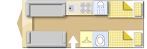 Lunar Lexon SB, 2010 caravan layout