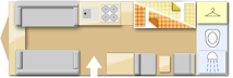Bailey Phoenix 650 (STOWFORD SPECIAL), 2019 caravan layout