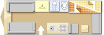 Swift Challenger 590 2026  Caravan layout