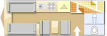 Bailey Pegasus GT65 Ancona, 2014 caravan layout