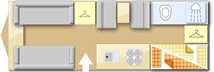 Sprite EXPRESSION 576 SPECIAL EDITION, 2017 caravan layout