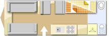 Elddis Supreme, 2015 caravan layout