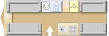 Elddis Crusader Super Storm, 2012 caravan layout