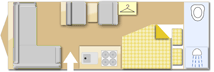 Swift Challenger 630 SE, 2014 caravan layout