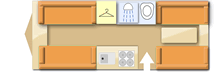 Xplore 434 2015  Caravan layout