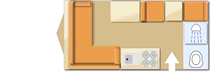 Xplore 304 2022  Caravan layout