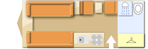Coachman VIP 520 2015  Caravan layout