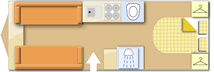 Swift Ace Globetrotter EB 2017  Caravan layout