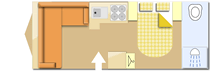 Coachman Lusso 2 2022  Caravan layout