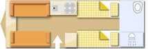 Swift Challenger Hi-Style 564 2014  Caravan layout