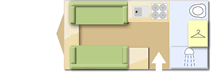 Sprite Sprite Alpine 2 Exclusive Limited Edition, 2014 caravan layout