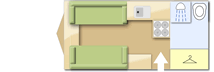 Lunar Delta 540 caravan layout