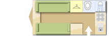 Elddis Affinity 462, 2019 caravan layout