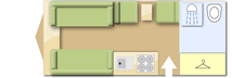 Fleetwood Heritage 530 caravan layout